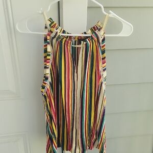 Multicolor Striped Women's Top